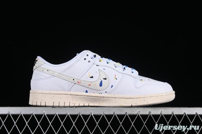 Nike SB Dunk Low Color Ink Splash Anniversary Custom Low-Top Casual Skate Shoes - FC2025-305