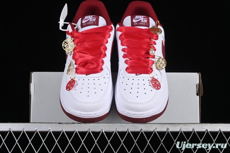 Nike Air Force 1 '07 Low Casual Sneakers with Full-Length Air Cushion - FV5948-105