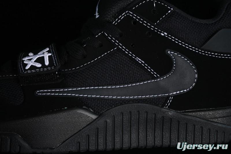 Nike Travis Scott x Jordan Cut The Check AJ1 Basketball Shoes with Velcro Strap - DR9317-001