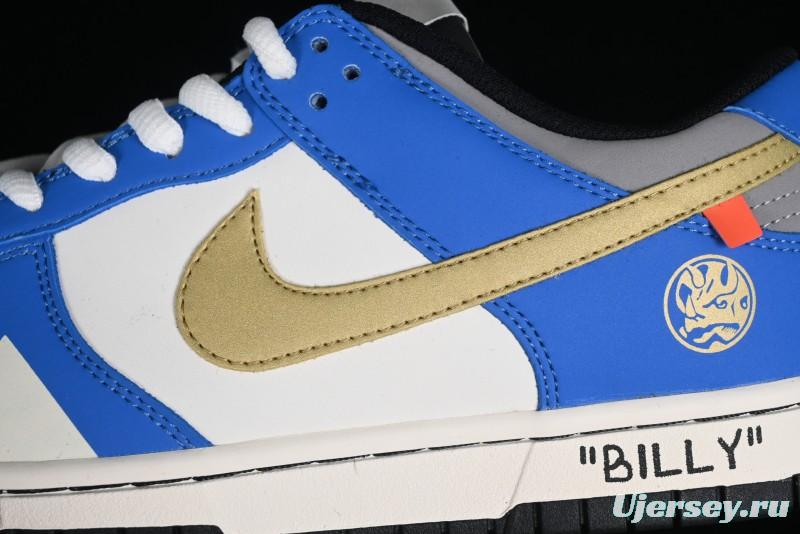 Nike SB Dunk Low Power Rangers Triceratops Colorway Low-Top Casual Skateboarding Shoes - ZZ1998-007