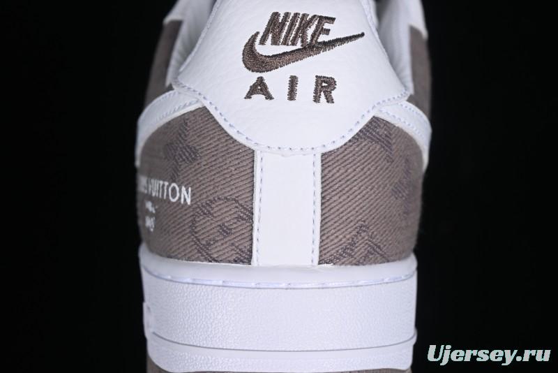 Nike Air Force 1 '07 Low Custom Casual Sneakers with Full-Length Air Cushion - CW2288-111