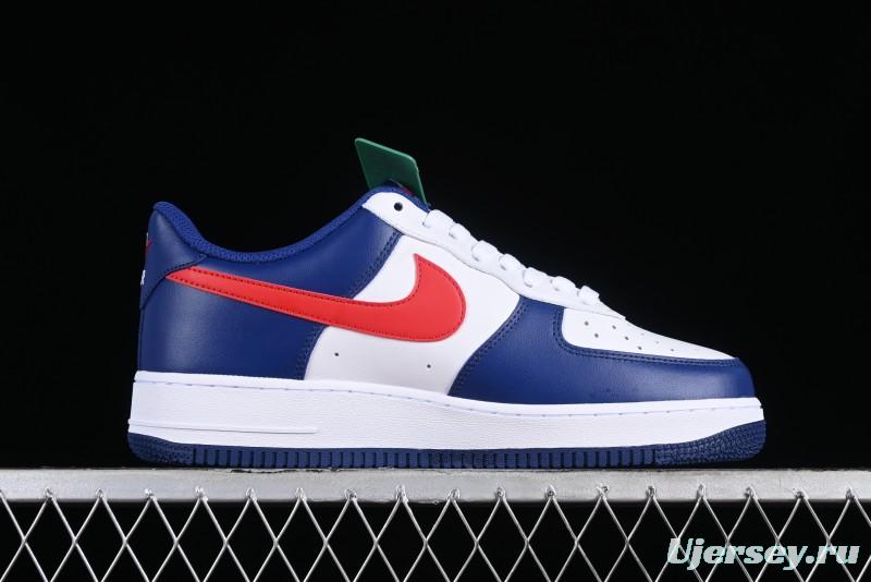 Nike Air Force 1 '07 Low White Blue Red Casual Shoes - CZ9164-100
