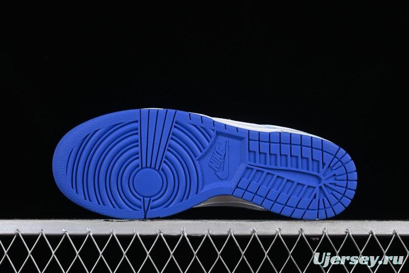Nike Dunk Low Winter is Here Minimalist White Blue SB Lace-Up Low-Top Casual Skate Shoes - DV0831-104