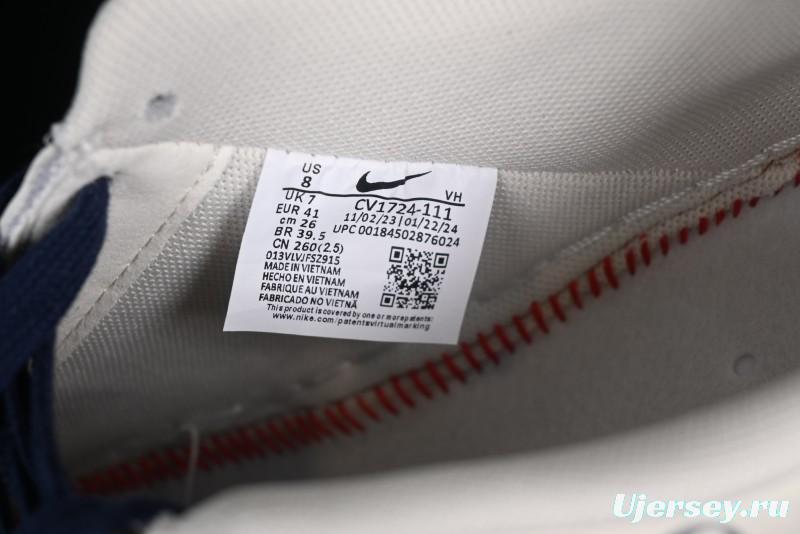 Nike Air Force 1 '07 Low LV Collaboration - Off White Navy Blue Casual Shoes CV1724-111