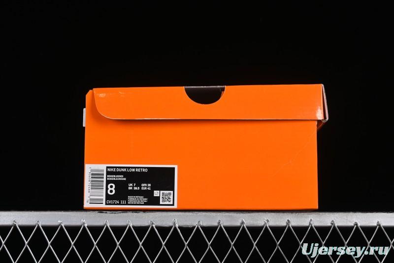 Nike Air Force 1 '07 Low LV Collaboration - Off White Navy Blue Casual Shoes CV1724-111