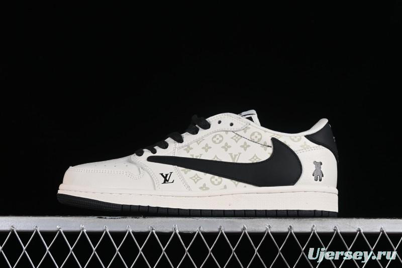 Nike Air Jordan 1 Low OG SP Travis Scott x Fragment Design Collaboration Sneakers - SJ2068-002