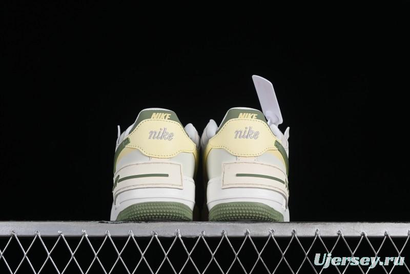 Nike Air Force 1 Shadow Low-Top Sneakers with Lightweight EVA Midsole and Anti-Slip RB Rubber Outsole - FN6335-101