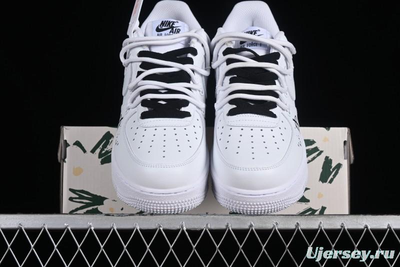 Nike Air Force 1 '07 Low Graffiti Casual Sneakers - CV9879-541