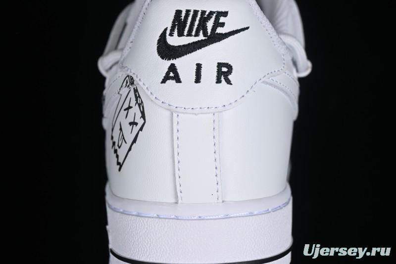 Nike Air Force 1 '07 Low Graffiti Casual Sneakers - CV9879-541