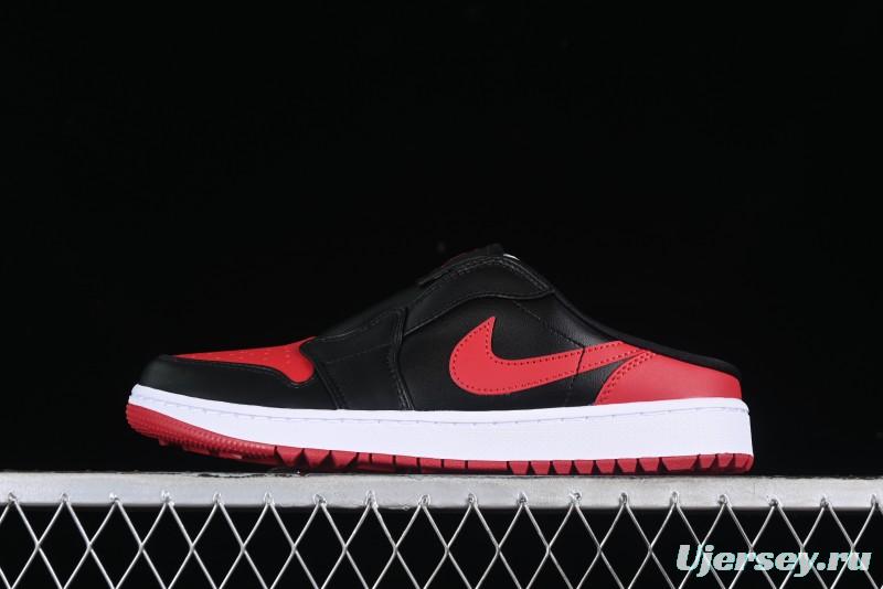 Nike Air Jordan 1 Mule Golf Shoes with Memory Foam and Rotational Traction Outsole - FJ1214-001