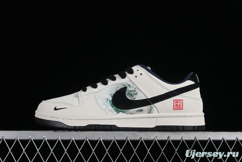 Nike SB Dunk Low Chinese New Year Limited Edition - Azure Dragon Anniversary Custom Low-Top Casual Skate Shoes - XB3802-711