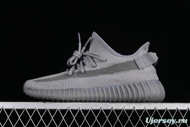 Adidas Yeezy 350 Boost V2 Running Shoes with Space Ash Colorway - IF3219