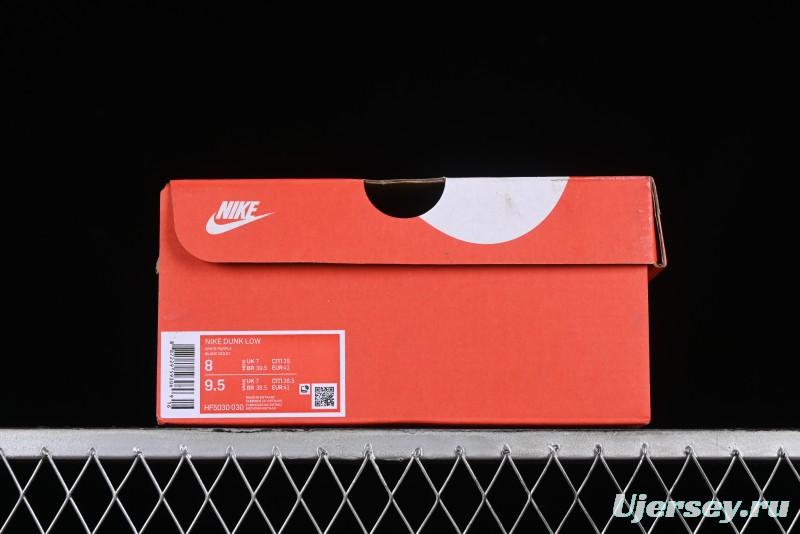 Nike SB Dunk Low Casual Skateboarding Shoes in Purple with Black Swoosh - HF5030-030