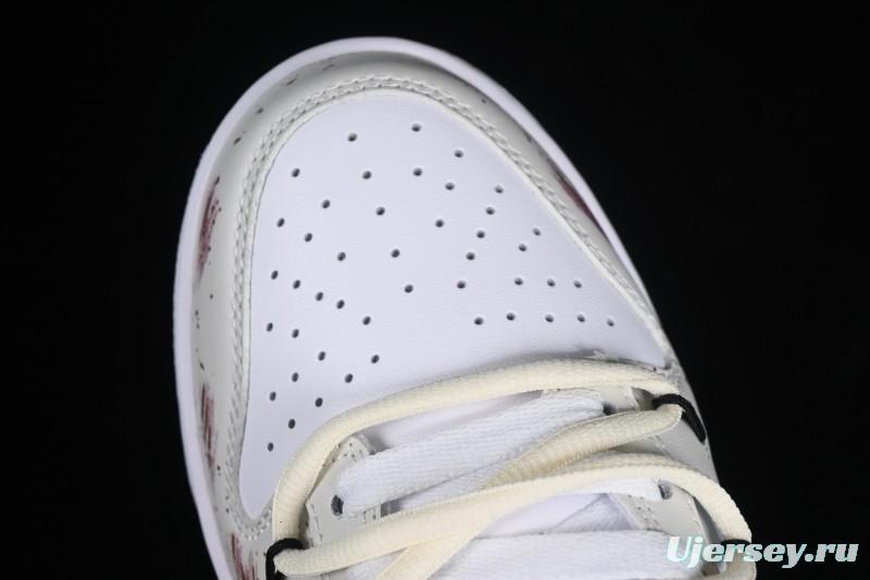 Nike Dunk Low SB 'Neutral' Urban Ruins Skate Shoes with Strap - DV0831-101