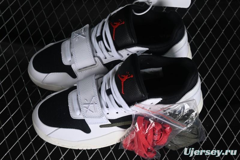 Nike Travis Scott x Jordan Cut The Check AJ1 Basketball Shoes with Velcro Strap - FZ8117-100