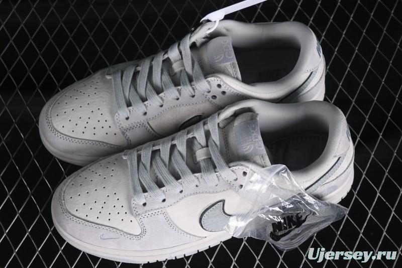 Nike Dunk Low The North Face CDG Collaboration - Light Grey Skateboarding Shoes - DQ1098-338