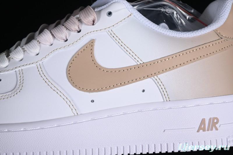 Nike Air Force 1 '07 Low Custom Official Hot-Sale Anime Theme Gradient Yellow Swoosh Casual Sneakers - FN0366-104