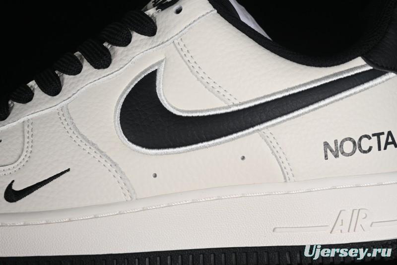 Nike Nocta x Nike Air Force 1 '07 Low Casual Sneakers with 3M Reflective Details and Full-Length Air Cushion - NO0224-023