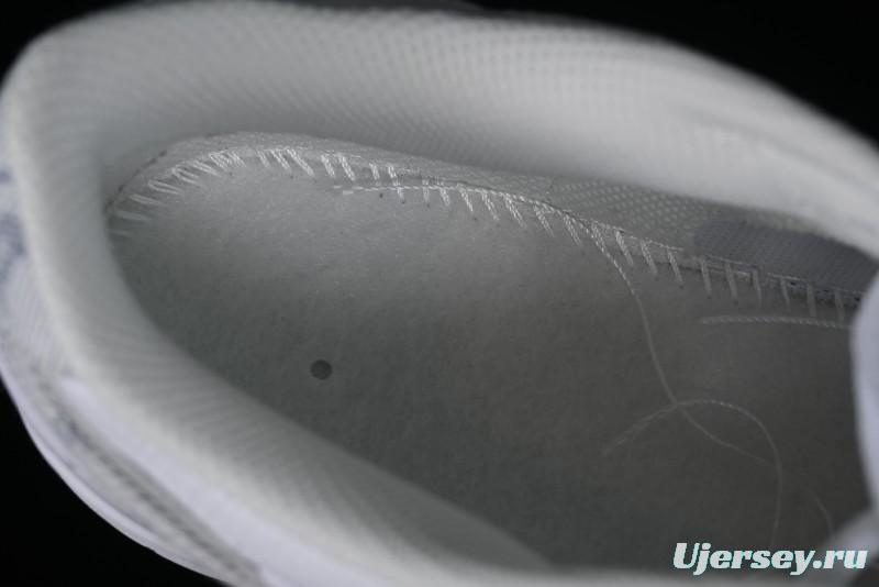 Nike SB Dunk Low Louis Vuitton Collaboration - White Grey Print High-End Custom Low-Top Casual Skate Shoes - LV0526-592