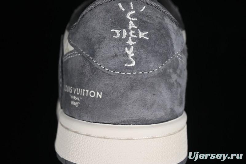 Nike Air Jordan 1 Low OG SP Travis Scott x Fragment Design Collaboration Sneakers - SJ2068-001