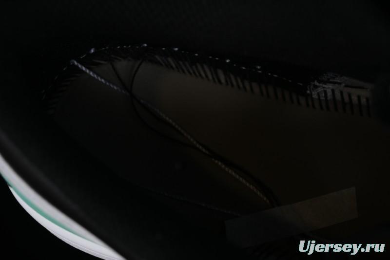 Nike Air Jordan 1 Low Retro Basketball Shoes in Mint Green and Black - 553558-131