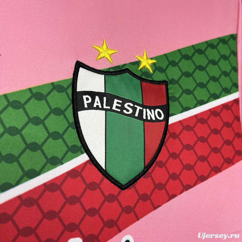 2024/25 CD Palestino Pink Graffiti Jersey