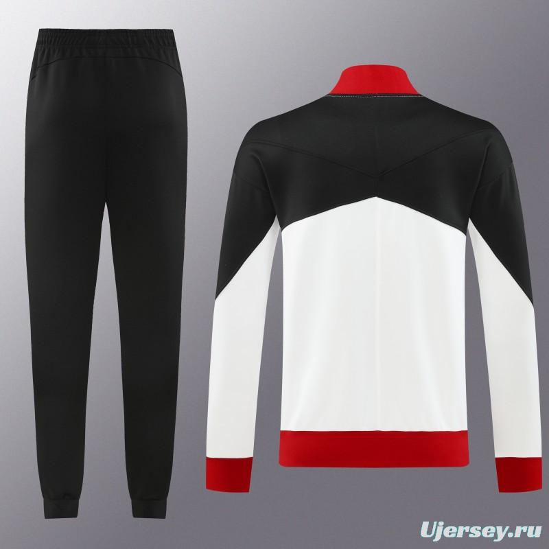 24/25 Liverpool White Full Zipper Jacket +Long Pants