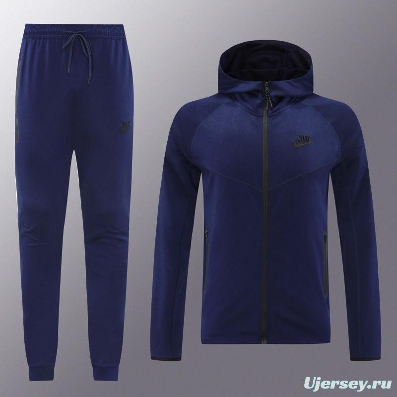 24/25 Nike Navy Hoodie Full Zipper Jacket +Long Pants