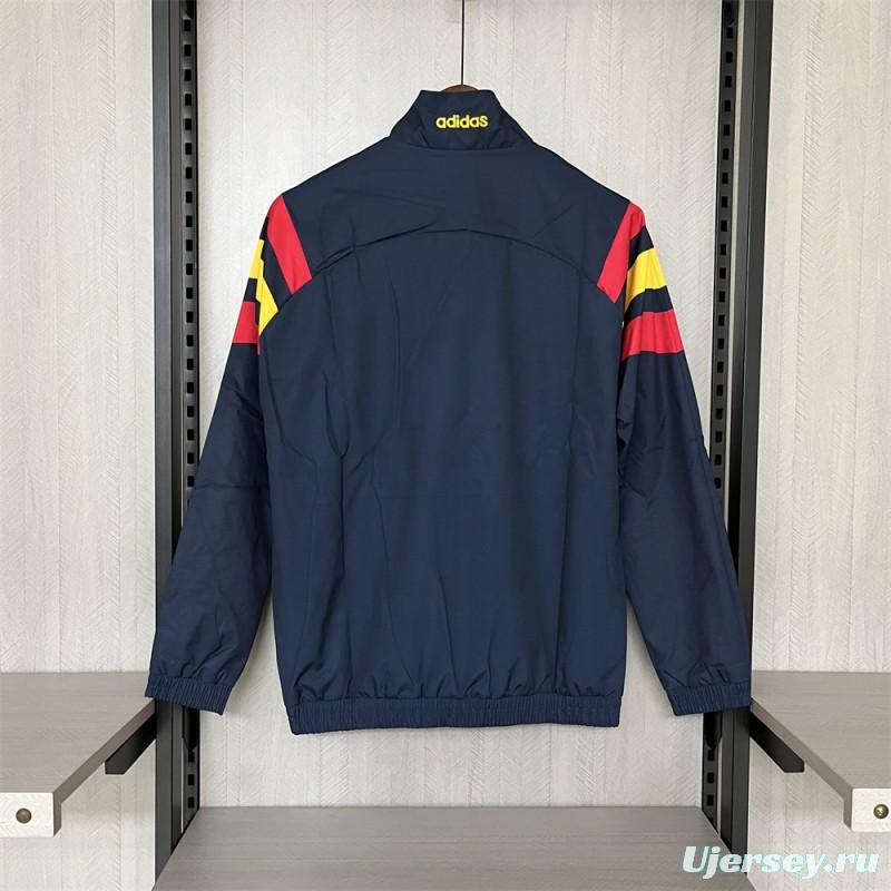 2024 Spain Navy Windbreaker