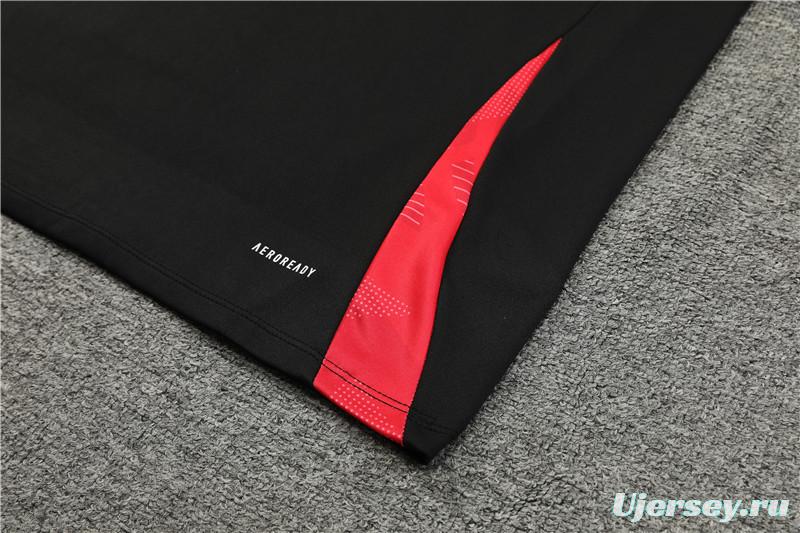 24/25 Bayern Munich Black Half Zipper Jacket+Long Pants