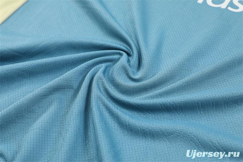 24/25 Olympique Marseille Blue Short Sleeve Jersey+Shorts