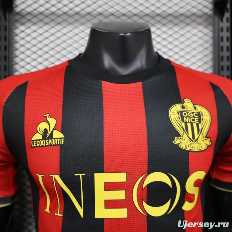 24/25 Player Version OGC Nice Home Jersey