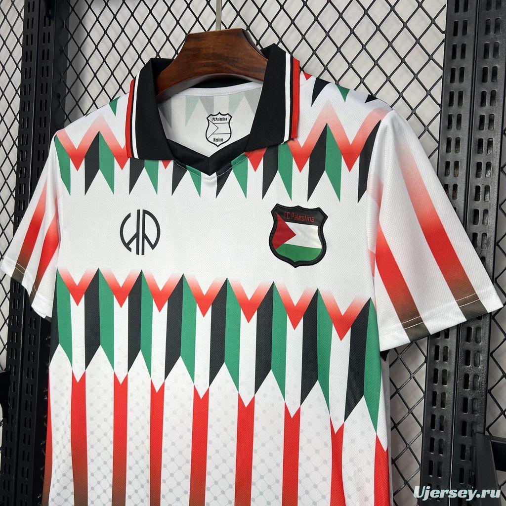 24/25 CD Palestino x Hypepeace White Jersey S-XXXXL