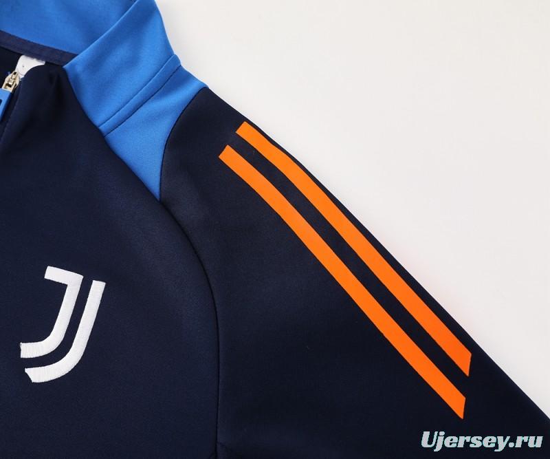 24/25 Juventus Blue Full Zipper Jacket +Long Pants