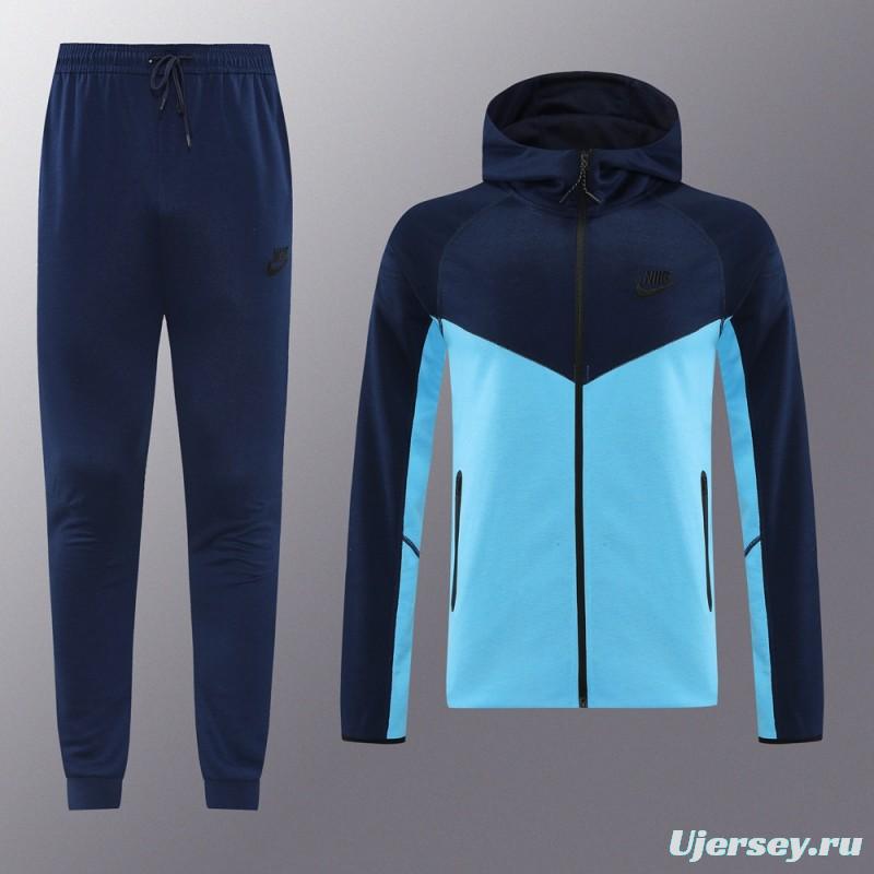 2024 NIKE Navy/Blue Full Zipper Jacket +Long Pants