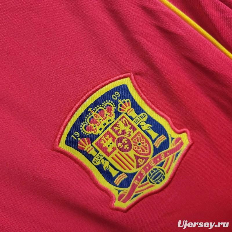 2010 Retro Spain Home Jersey