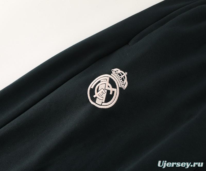 24/25 Real Madrid Light Yellow Hoodie Jacket +Long Pants