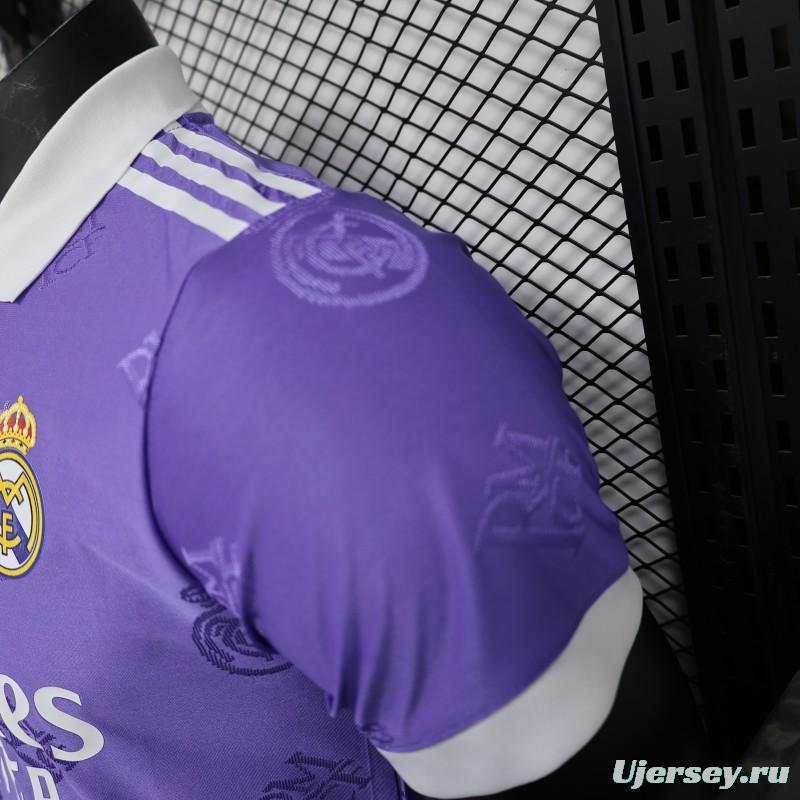 Player Version 24/25 Real Madrid Purple Pre-Match Jersey