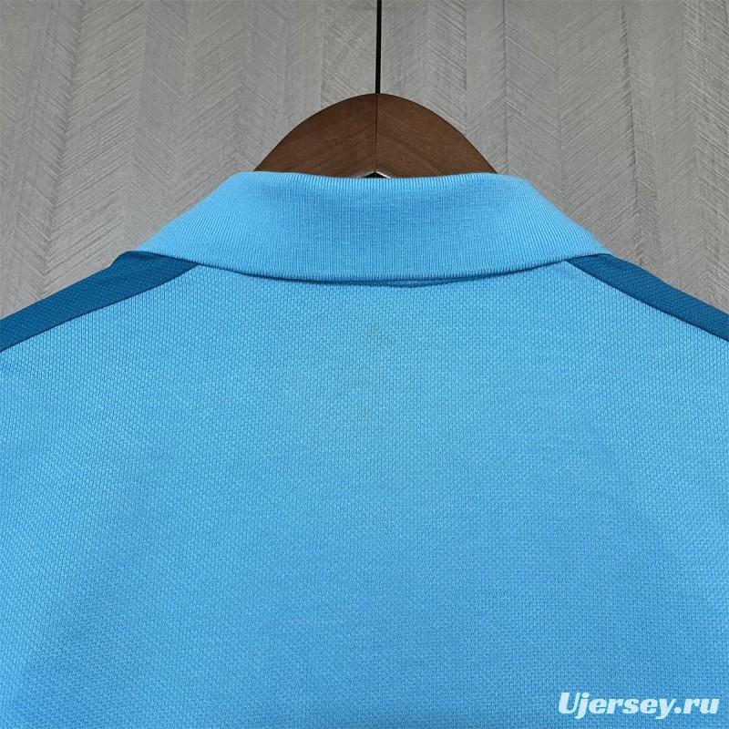 25/26 Flamengo Light Blue Polo Jersey S-XXXXL