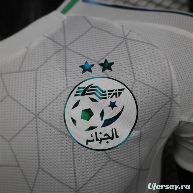 2024 Player Version Algeria National WHITE Special Jersey