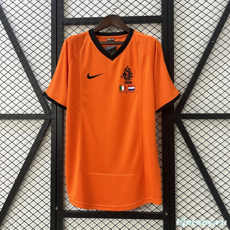 2000 Retro Netherlands Home Jersey