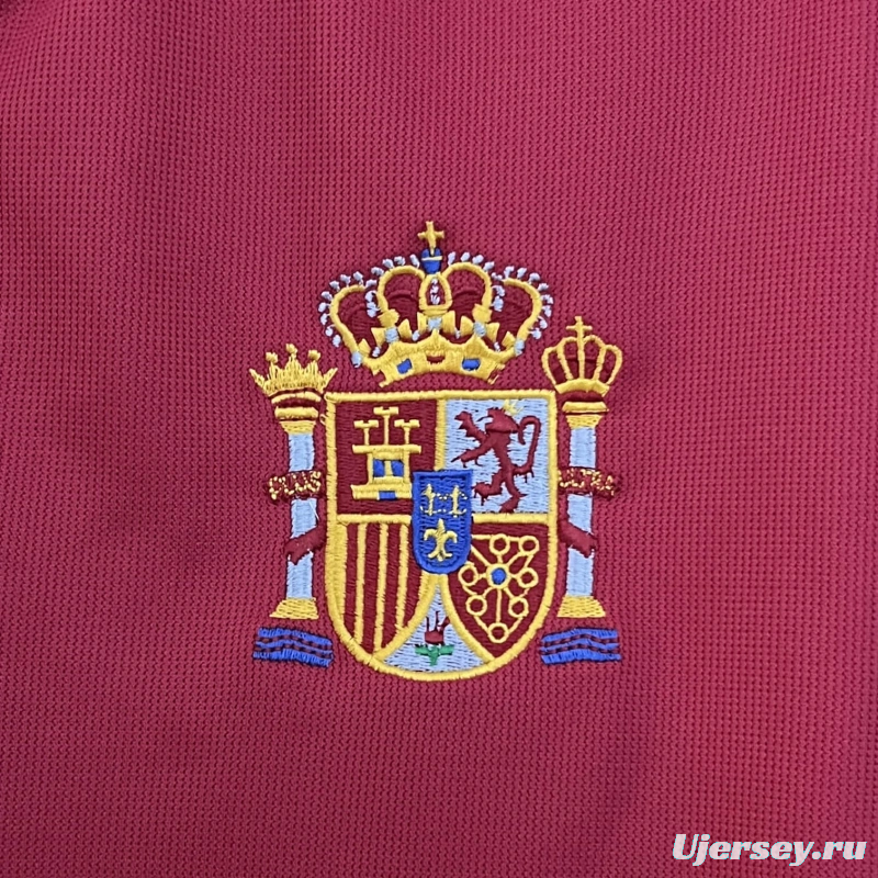 2000 Retro Spain Home Jersey