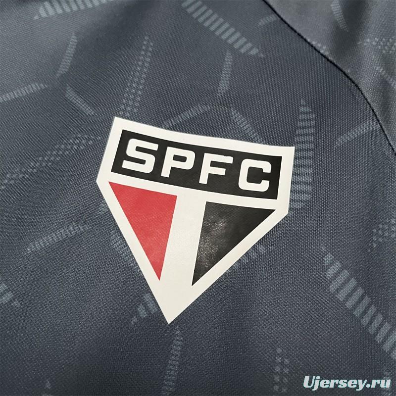 25/26 Sao Paulo Training Jersey Grey Jersey S-XXXXL