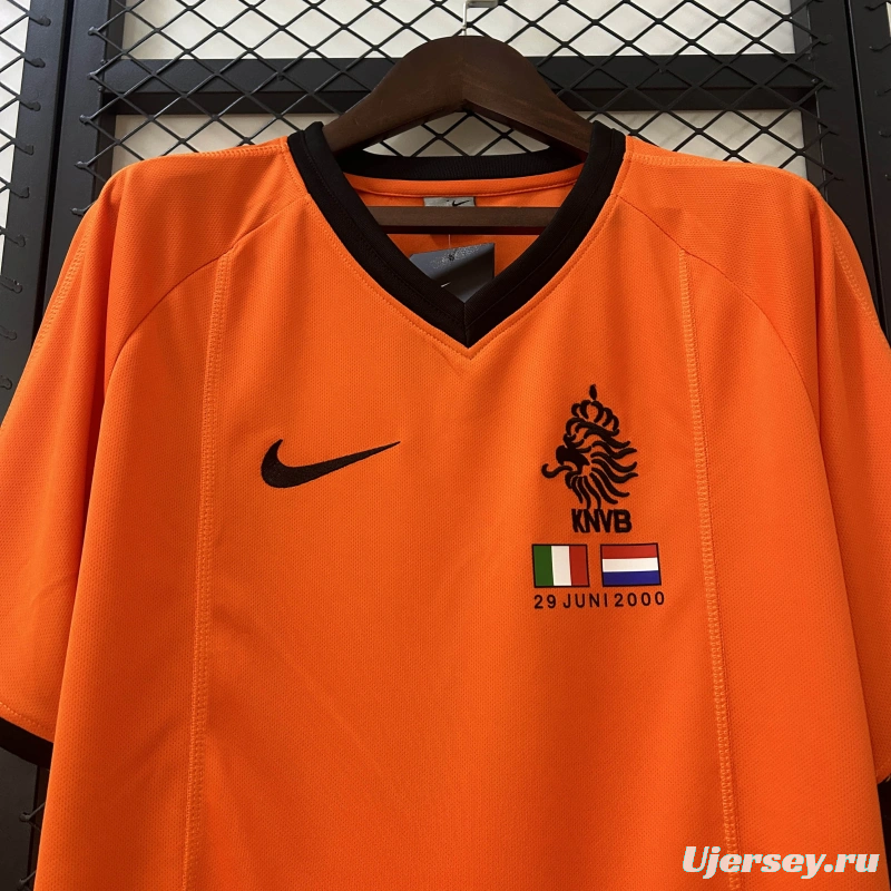 2000 Retro Netherlands Home Jersey