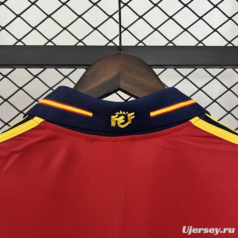 2000 Retro Spain Home Jersey