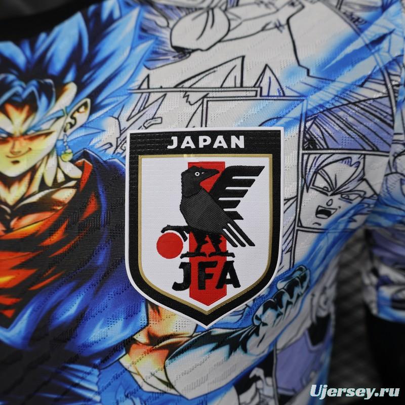 Player Version 2025 Japan White with Dragon Ball Z Anime Design Jersey