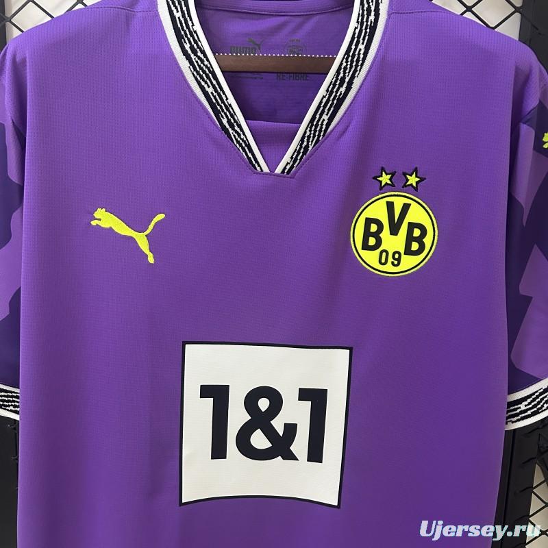 24/25 Borussia Dortmund Purple Goalkeeper Jersey