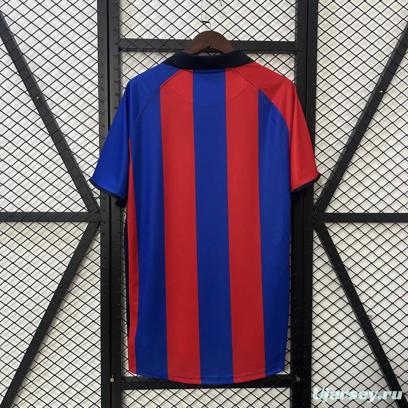 01/02 Retro Barcelona Home Jersey