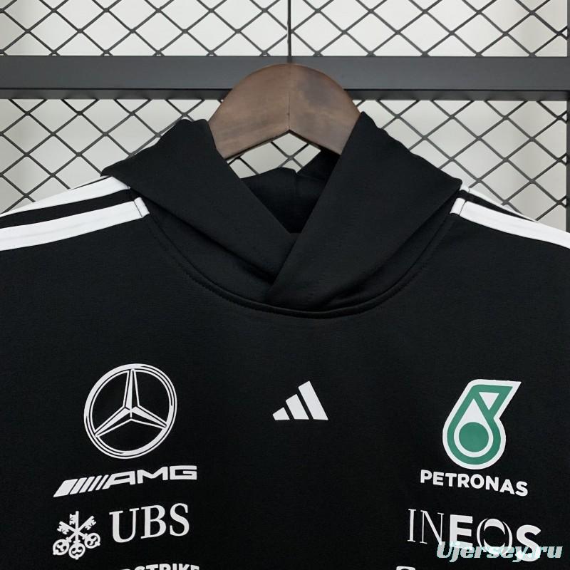 2025 F1 Formula AMG Black Hoodie