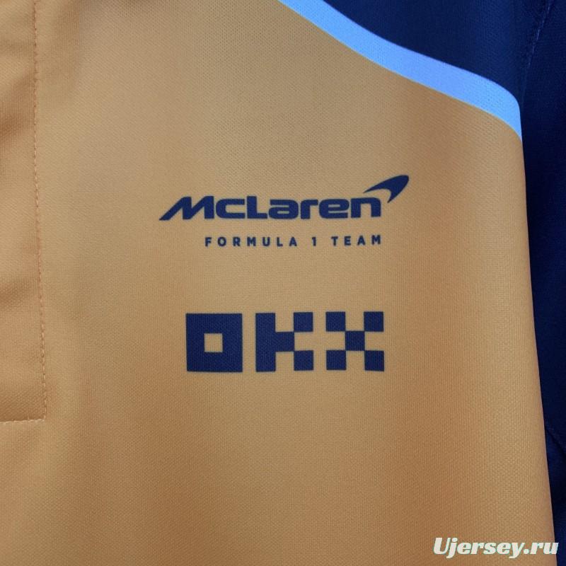 2025 Polo F1 Formula  Orange Mclaren  Jersey
